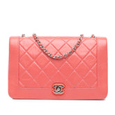 Crumpled Calfskin Bi Quilted Vintage Full Flap